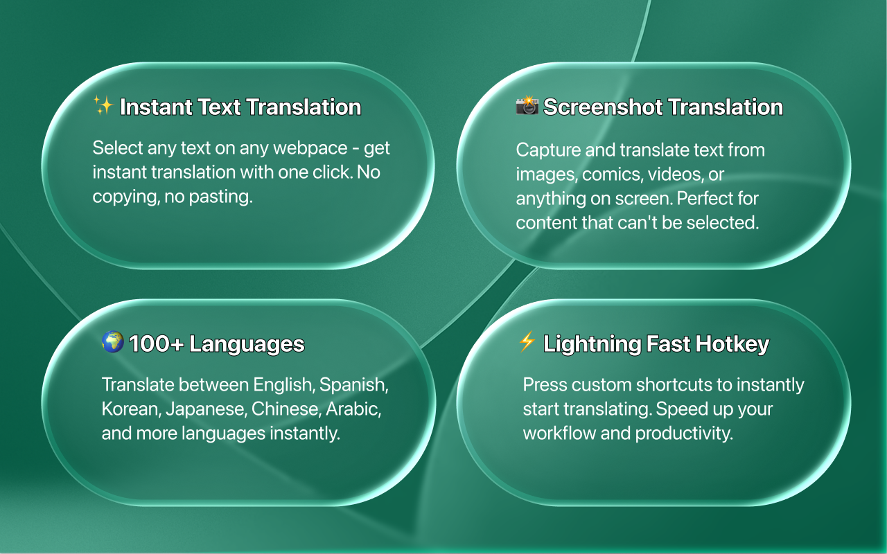 Translate Photo — 即时图片翻译器 - 截图 3