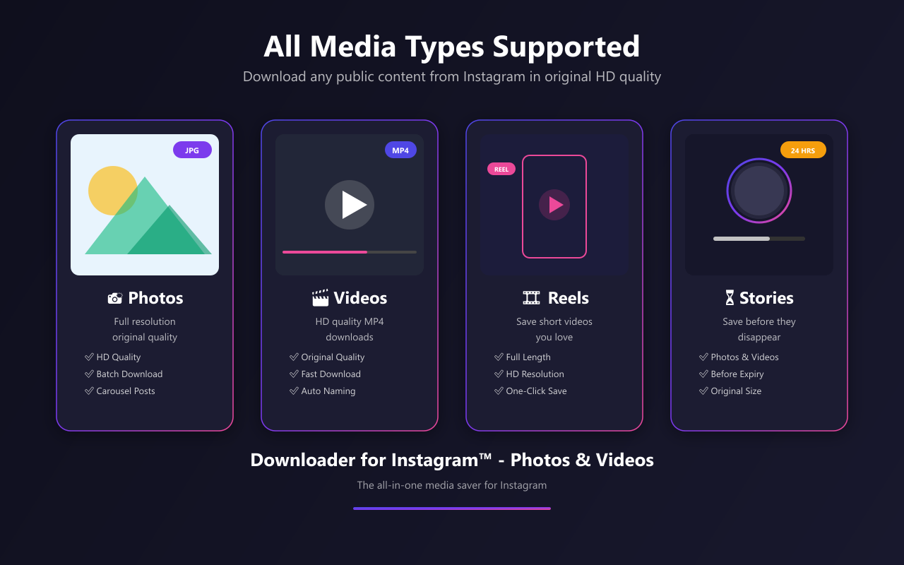 Downloader for Instagram™ - 图片与视频下载助手 - 截图 2