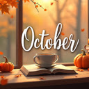 October 2026 Calendar Wallpaper