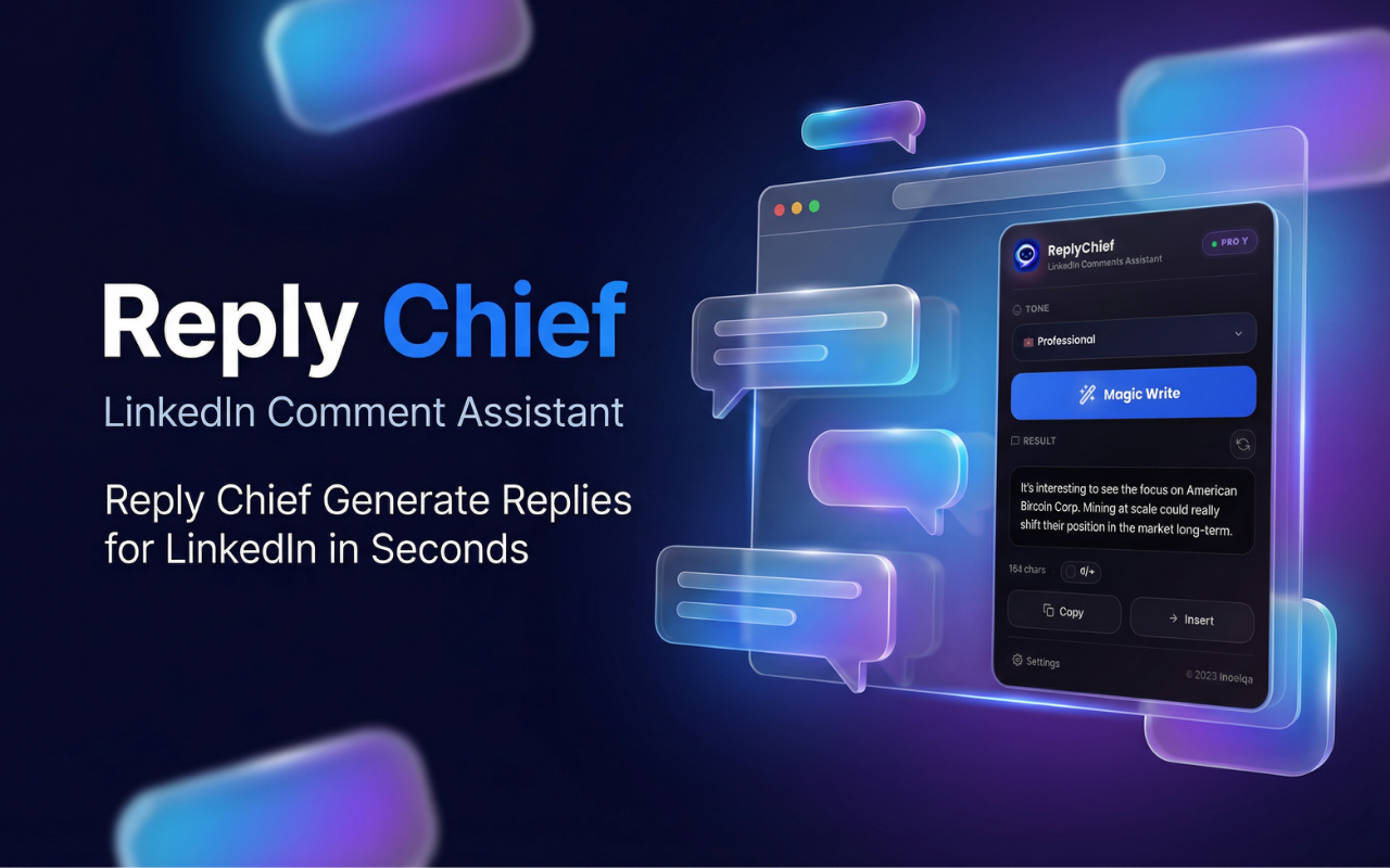 Reply Chief - Free LinkedIn Comment Generator - 截图 1