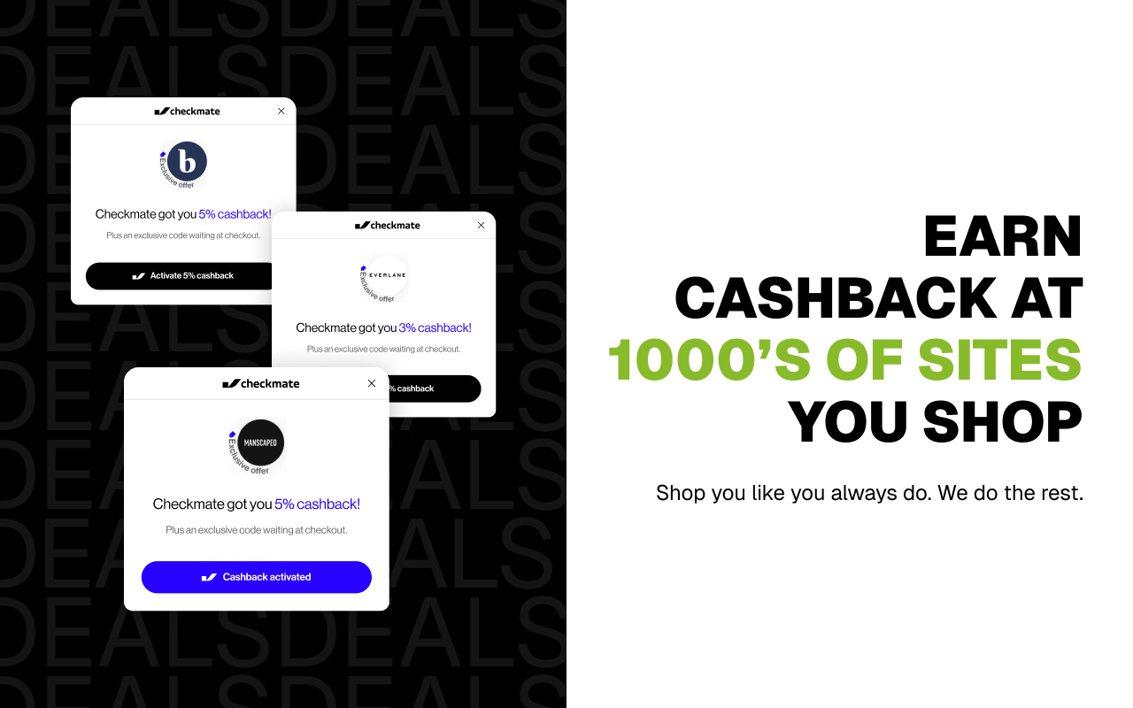 Checkmate - Cashback, Savings & Rewards. - 截图 2
