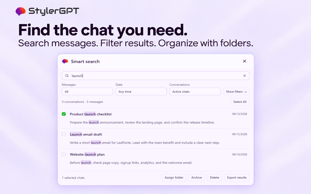 适用于 ChatGPT 的 StylerGPT - 截图 4