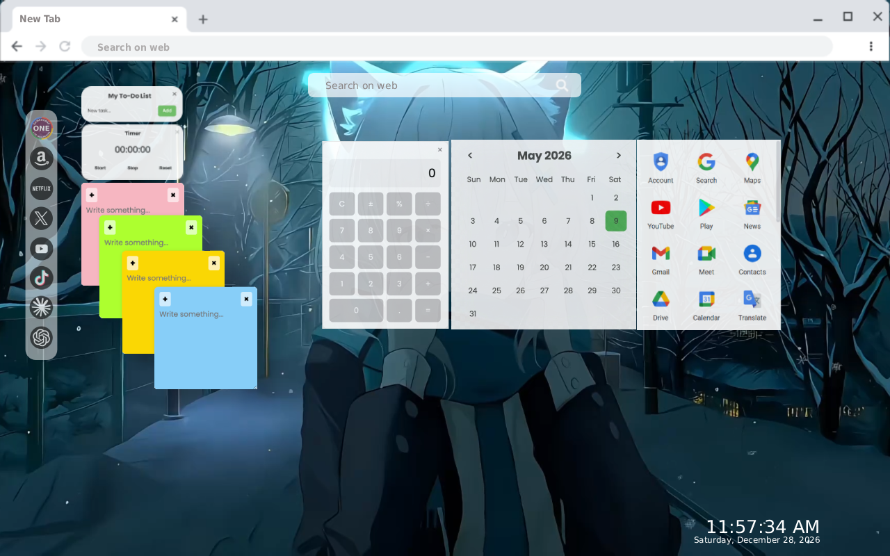Anime Girl Live Wallpaper - 截图 3