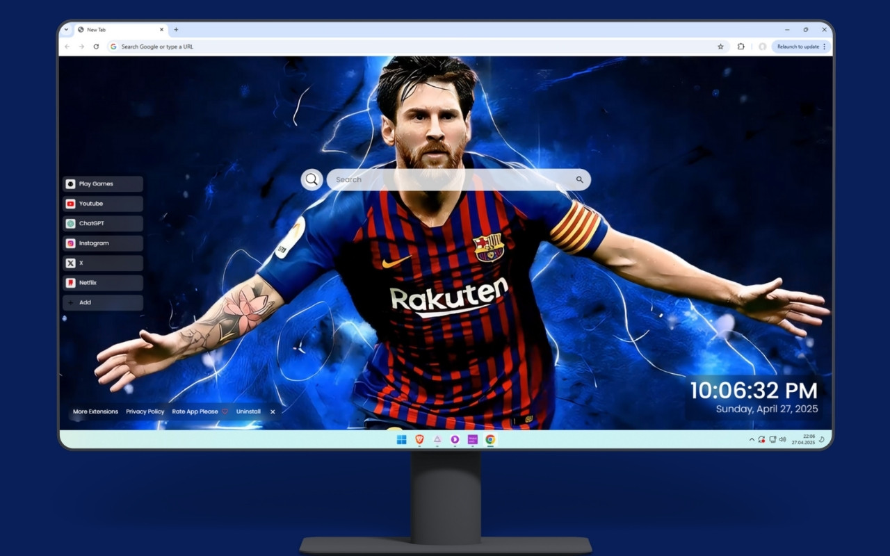 Lionel Messi Live Wallpaper - 截图 2