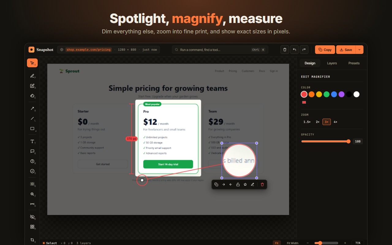 SnapShot - Full page screenshot and annotation - 截图 2