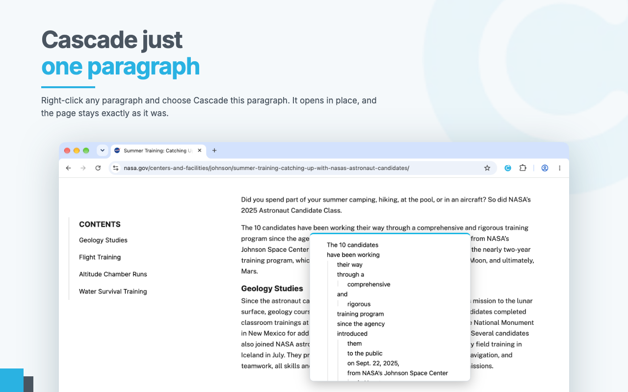 Cascade Reading - 截图 4