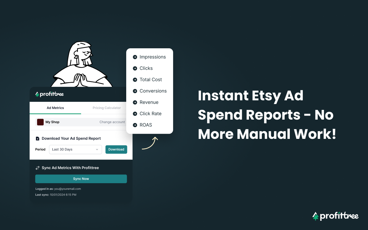 ProfitTree — Etsy Seller Assistant - 截图 2