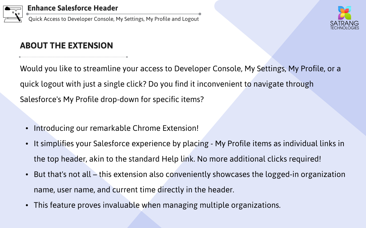 Enhance Salesforce Header - 截图 1