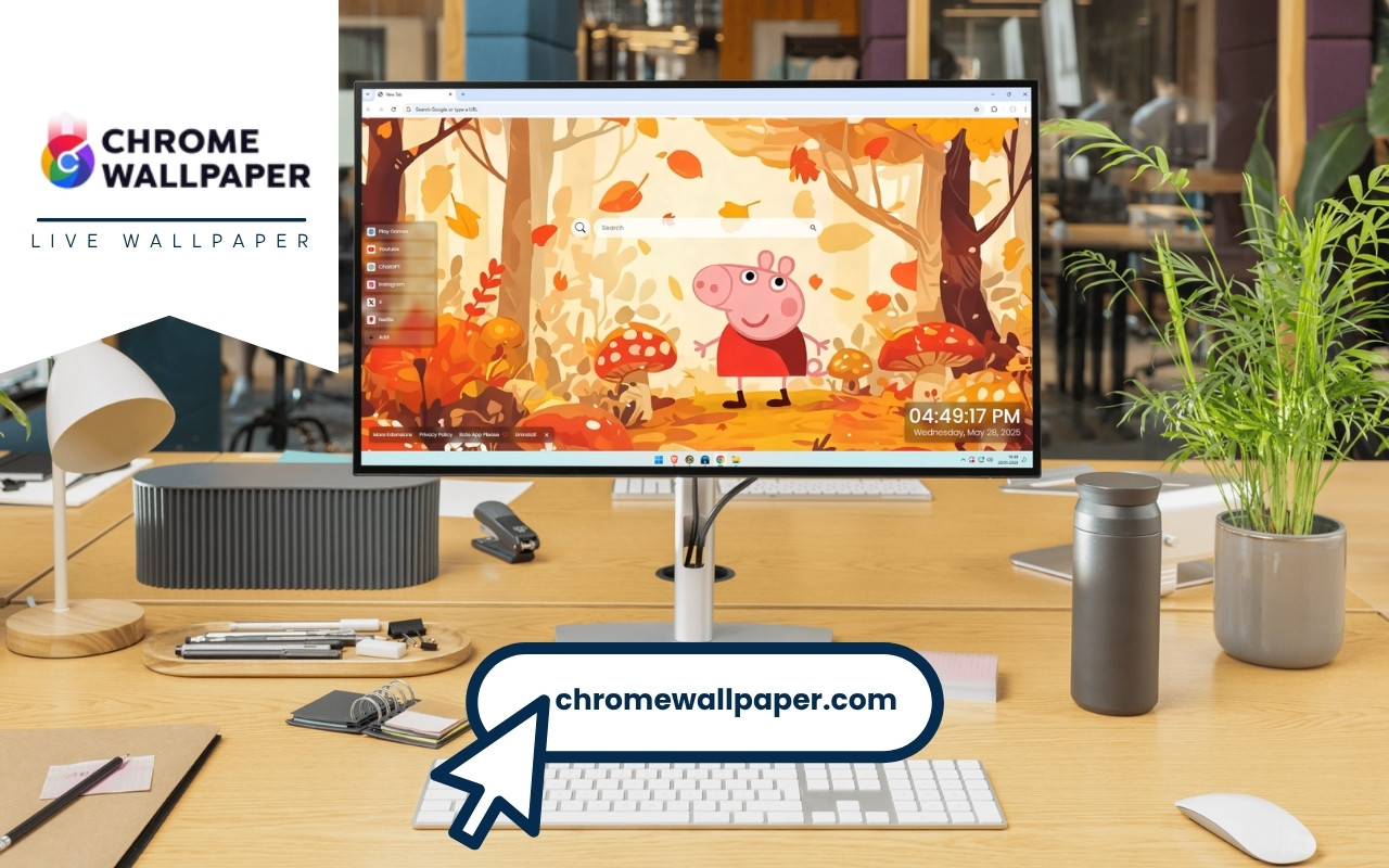 Peppa Pig Forest Live Wallpaper - 截图 3