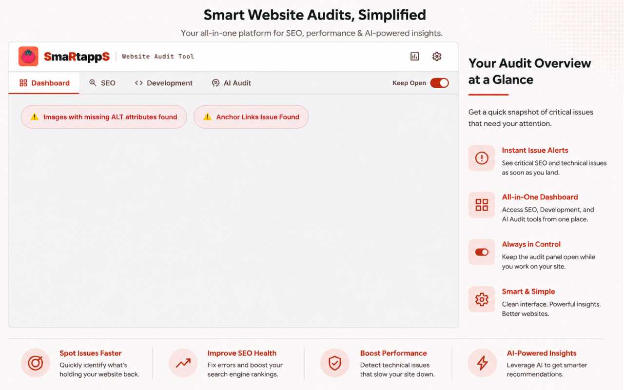 Website Auditor Tool - SmartappS - 截图 3