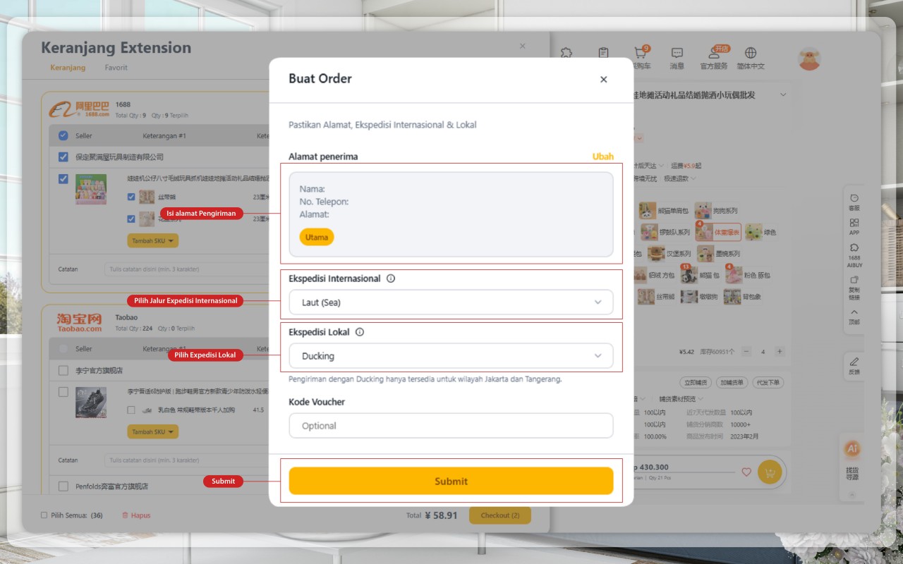 Ducking.id - Jasa Import China & Sourcing Supplier 1688 - 截图 3