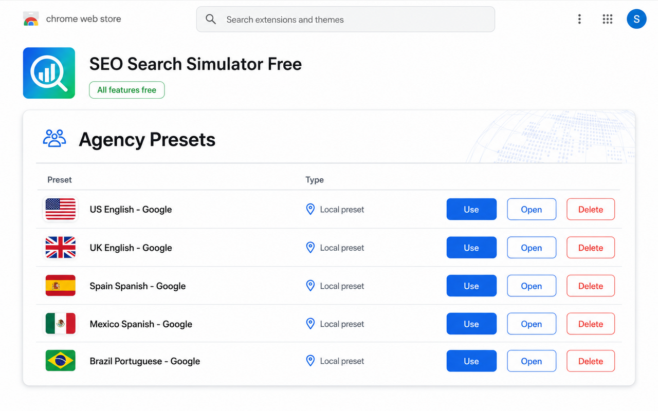 SEO Search Simulator Free - 截图 2