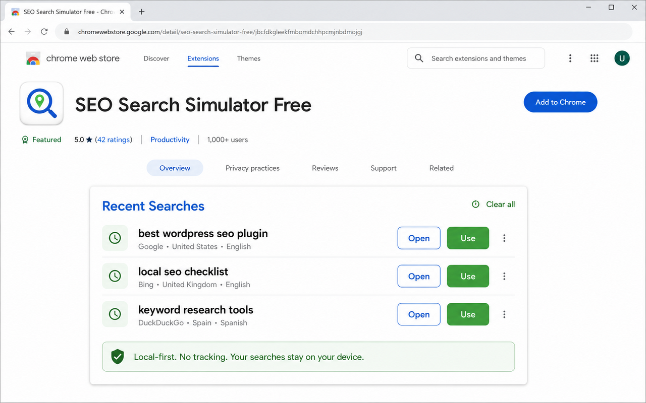 SEO Search Simulator Free - 截图 3