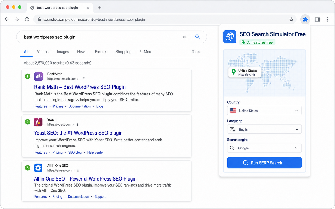 SEO Search Simulator Free - 截图 4