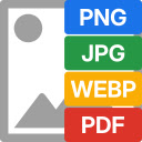 Save image as jpg, png, webp, pdf