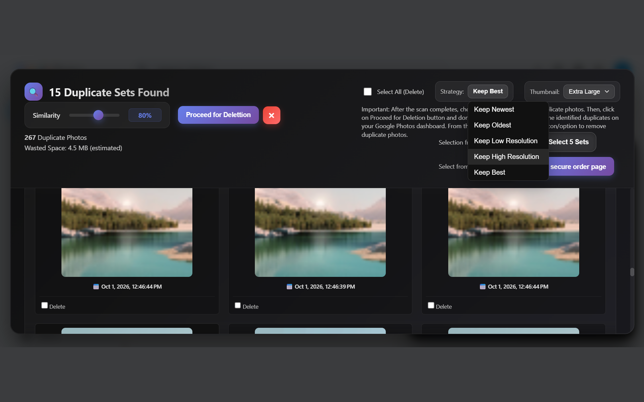 Delete Duplicates from Google Photos — CDF - 截图 3