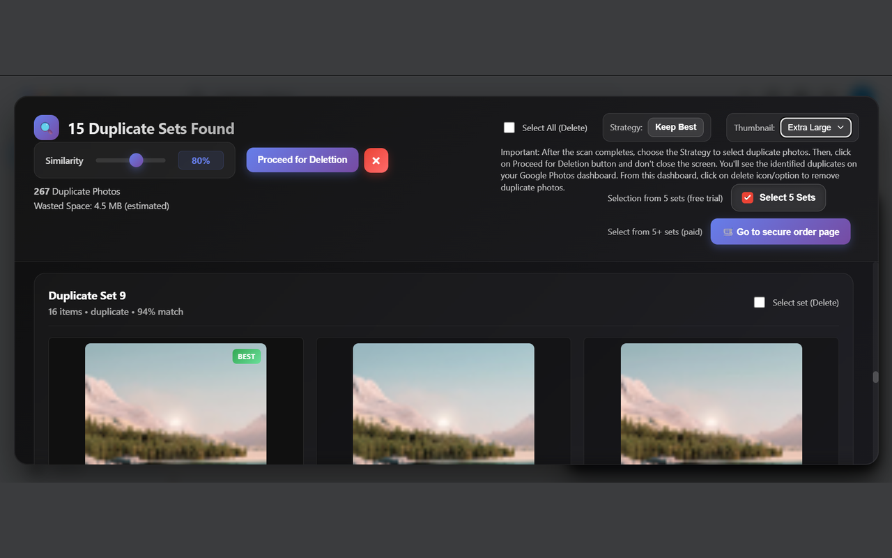 Delete Duplicates from Google Photos — CDF - 截图 4