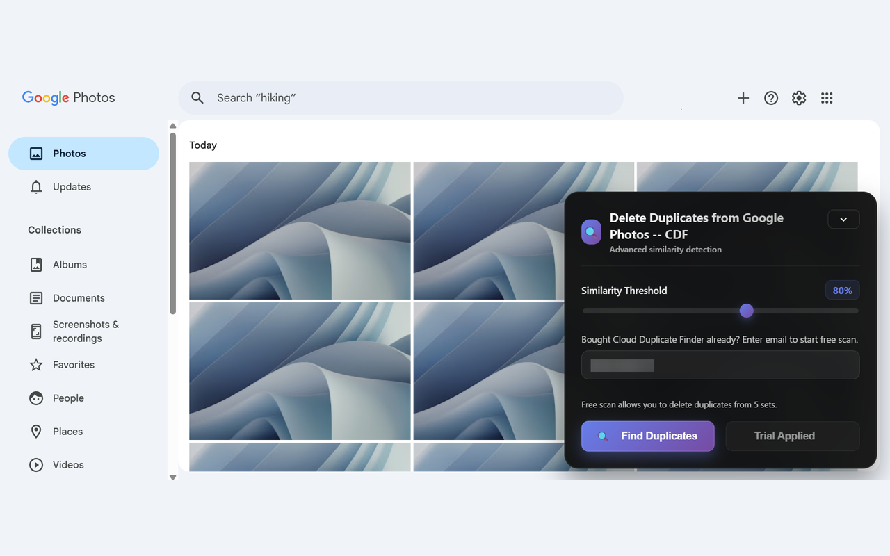 Delete Duplicates from Google Photos — CDF - 截图 5