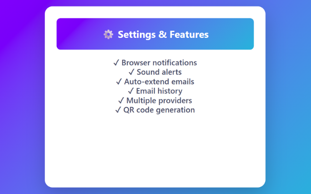 Temporary Email Generator - 截图 3
