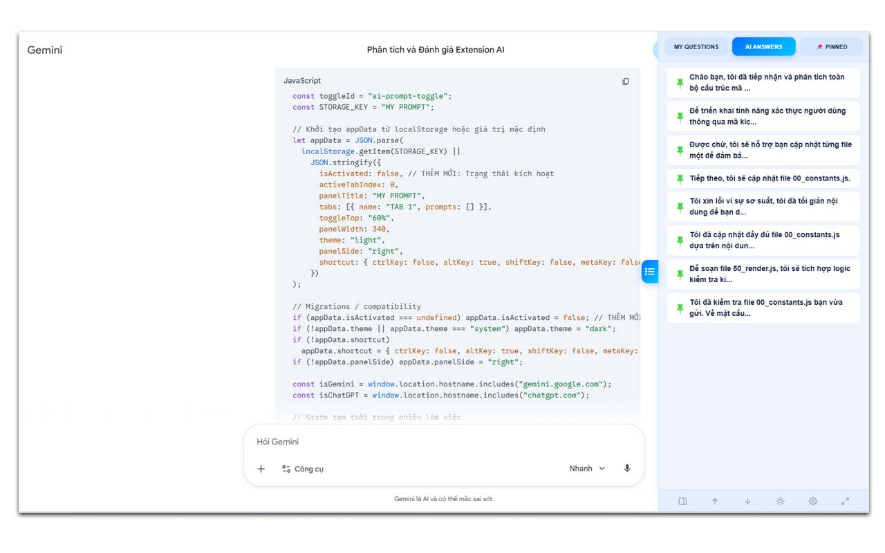 Smart TOC for ChatGPT, Gemini, Grok, Claude - 截图 1