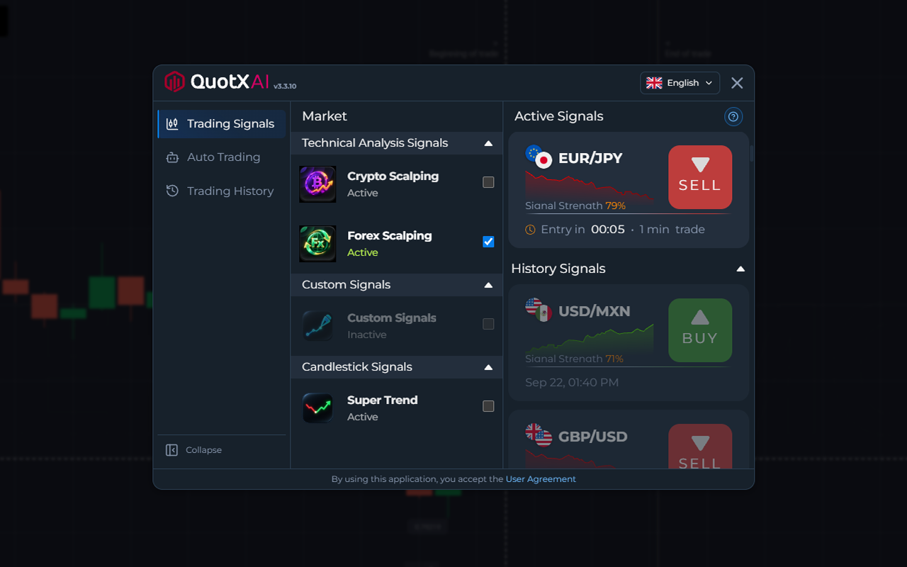 Quotex Robot AI - 截图 1
