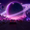 Cosmic Drive Live Wallpaper