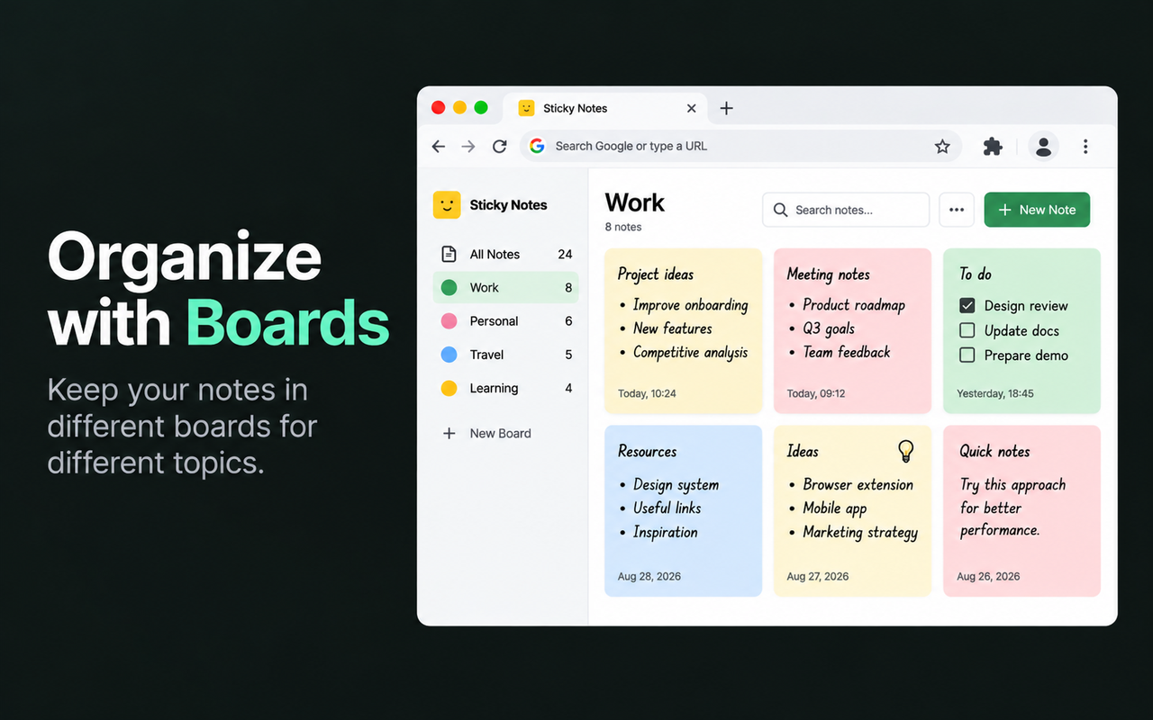 Sticky Notes Zen - 截图 2