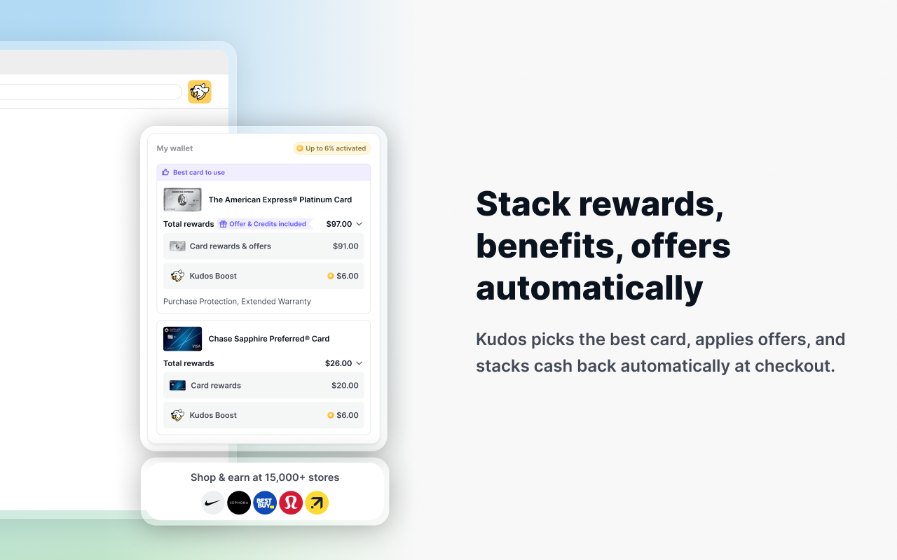 Kudos: Put Your Cards to Work - 截图 2