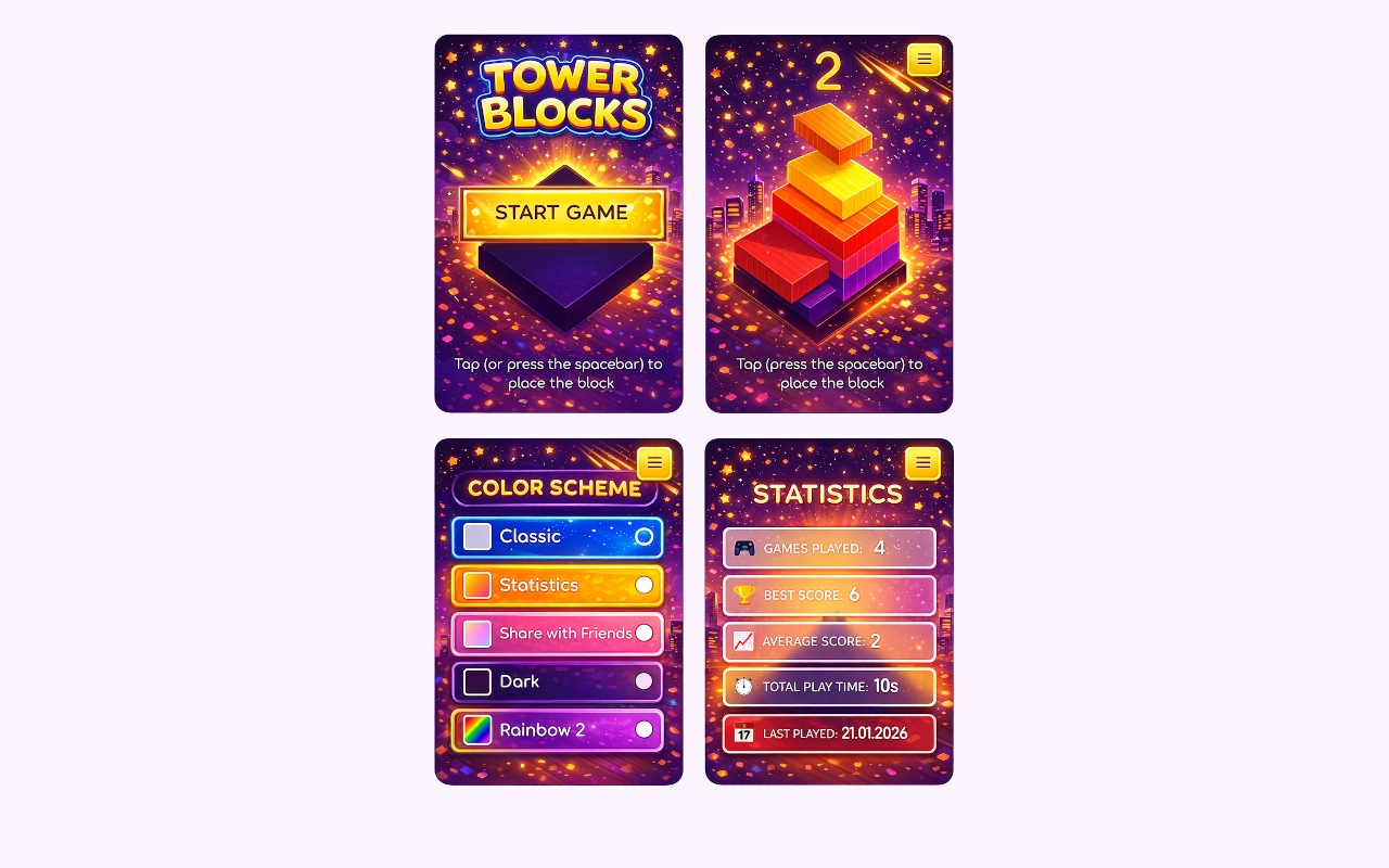Tower Block - 休闲游戏 - 截图 2