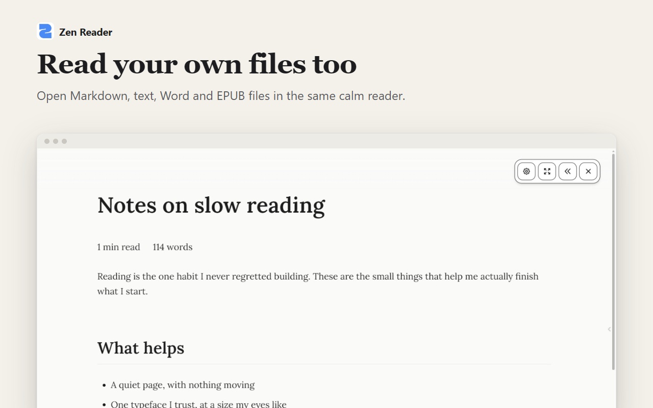 Zen Reader - 截图 4