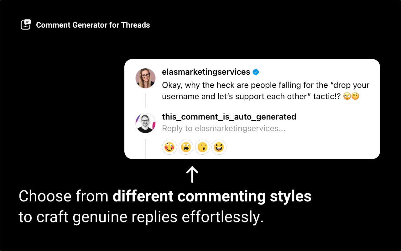 Comment Generator for Threads - 截图 2
