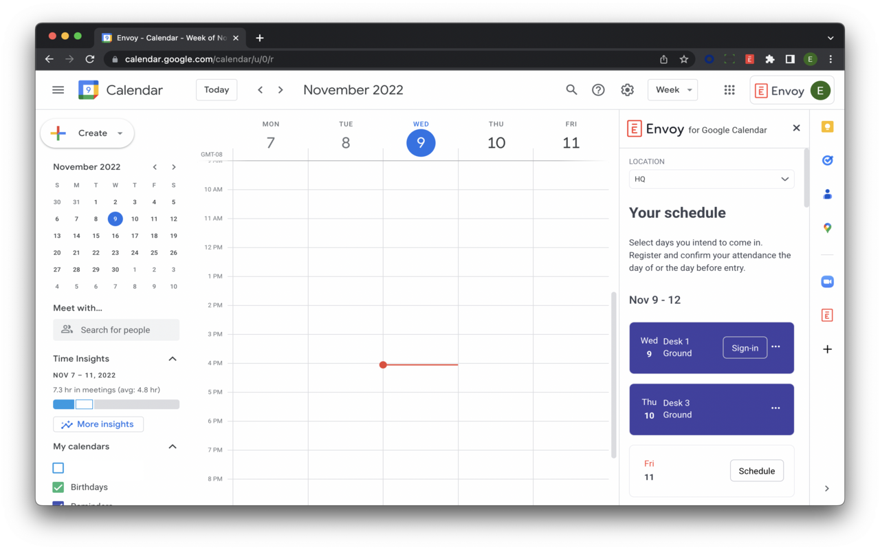 Envoy for Google Calendar - 截图 5