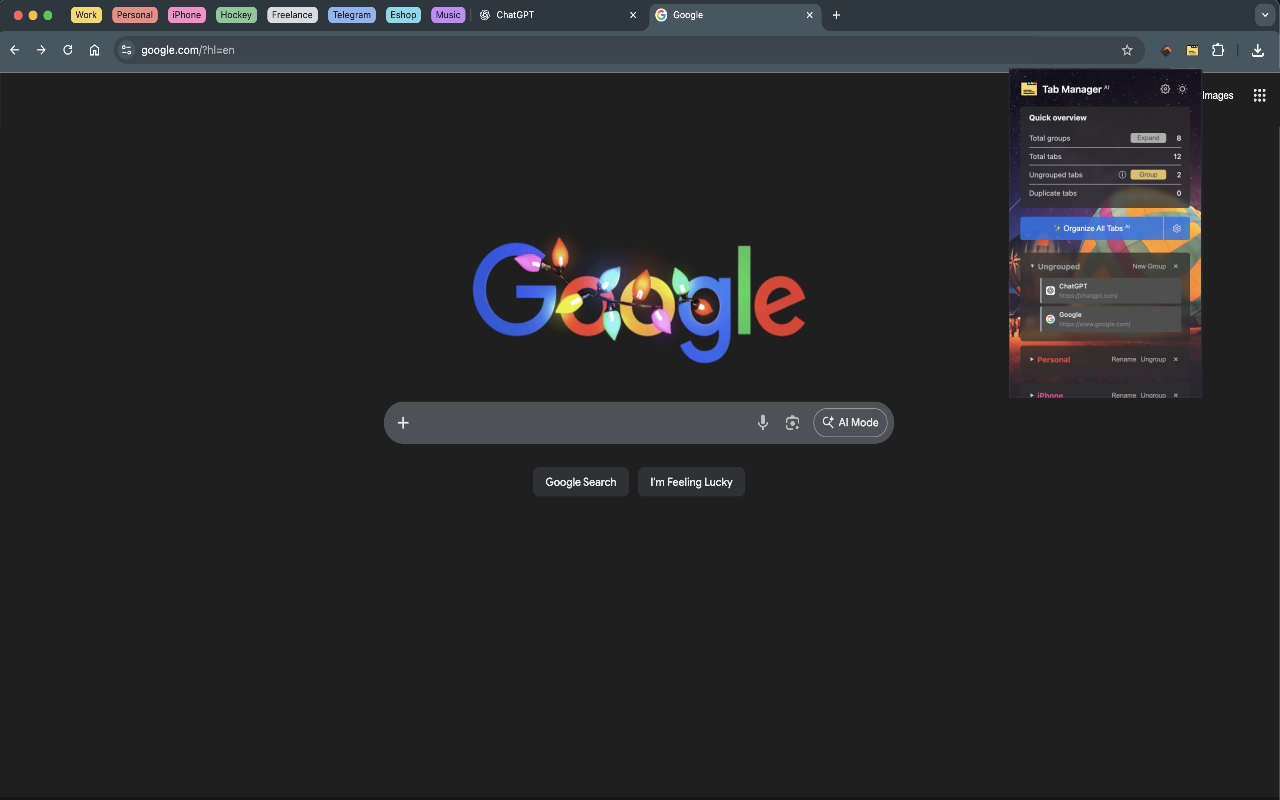 Chrome 的标签管理 AI - 截图 3