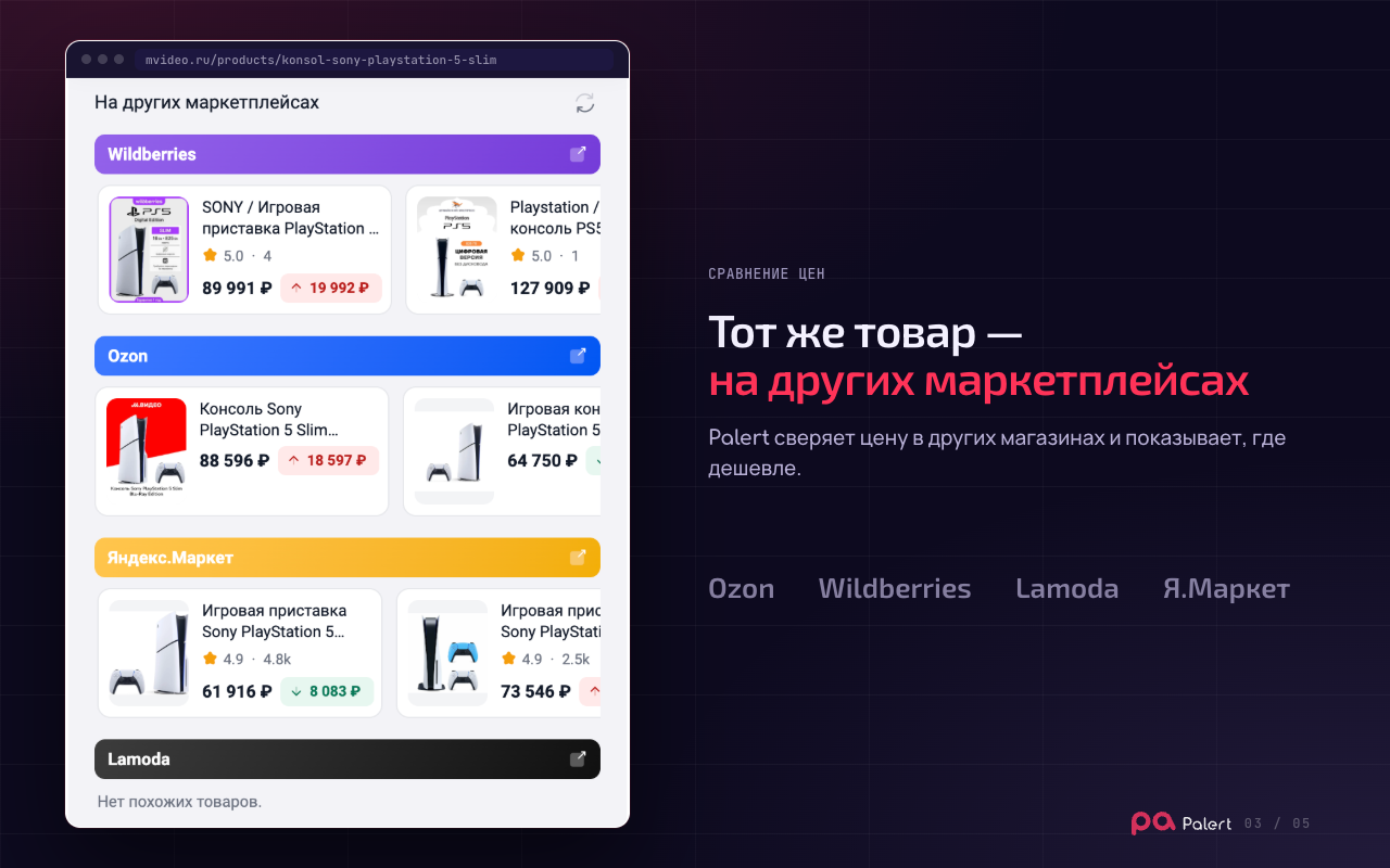 Palert — История и отслеживание цен - 截图 3