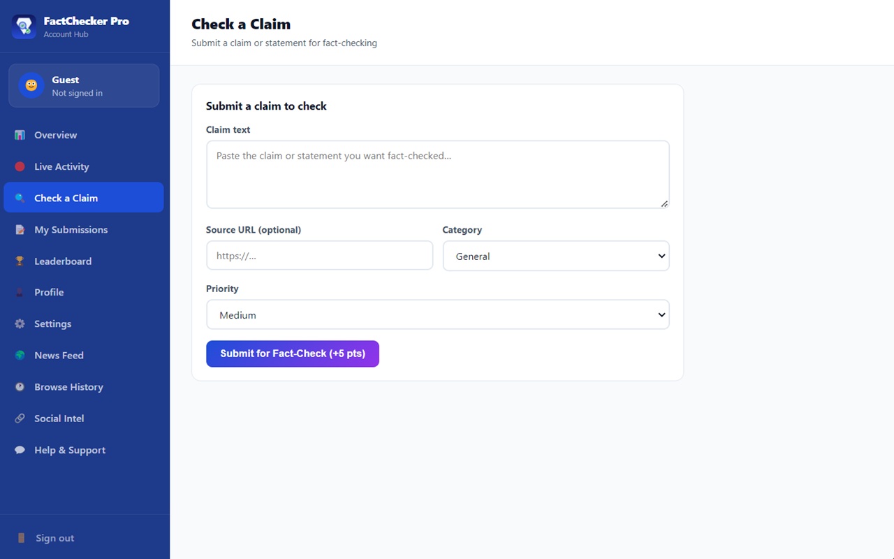 FactChecker Pro - 截图 2