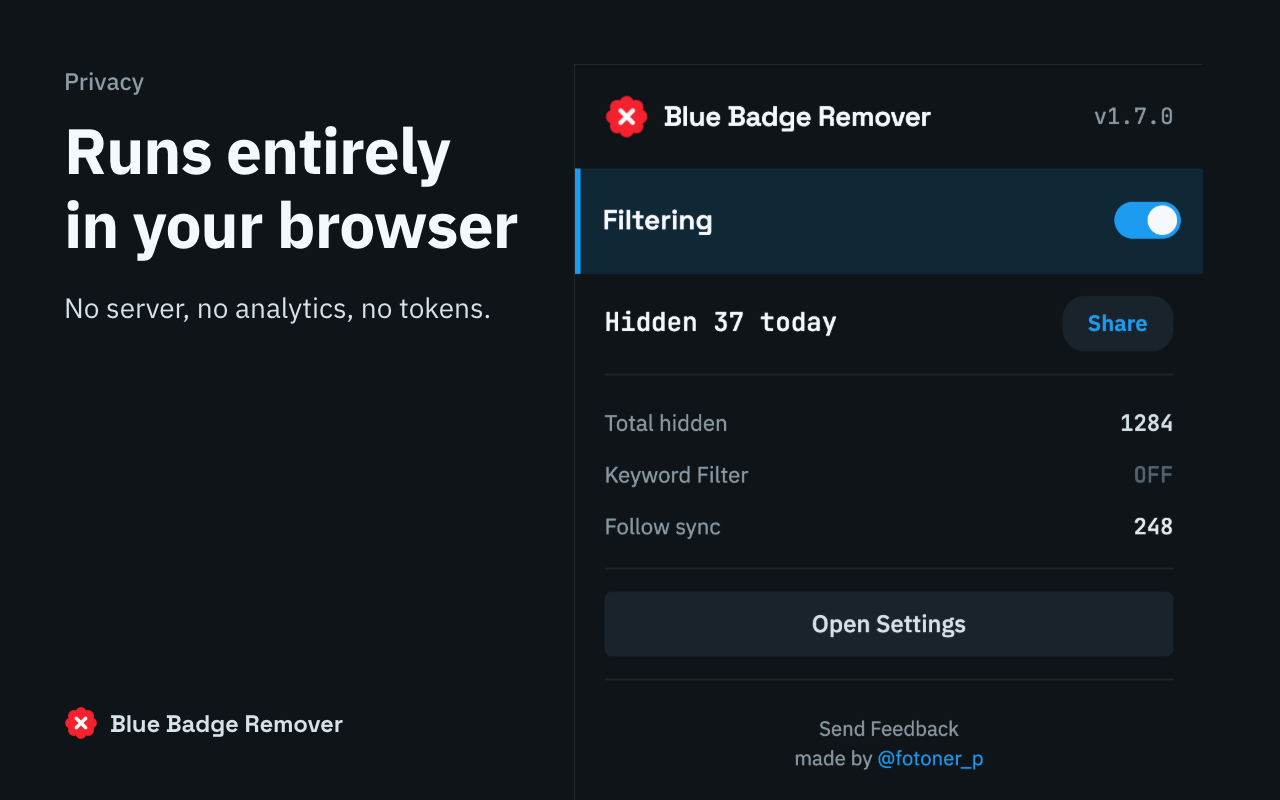 Blue Badge Remover - 截图 2
