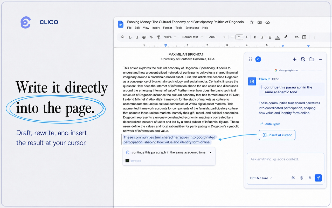 Clico brings GPT, Claude, & Gemini to every page you browse - 截图 2
