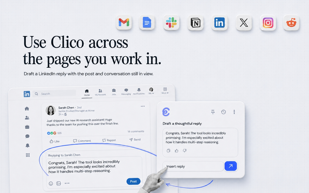 Clico brings GPT, Claude, & Gemini to every page you browse - 截图 5
