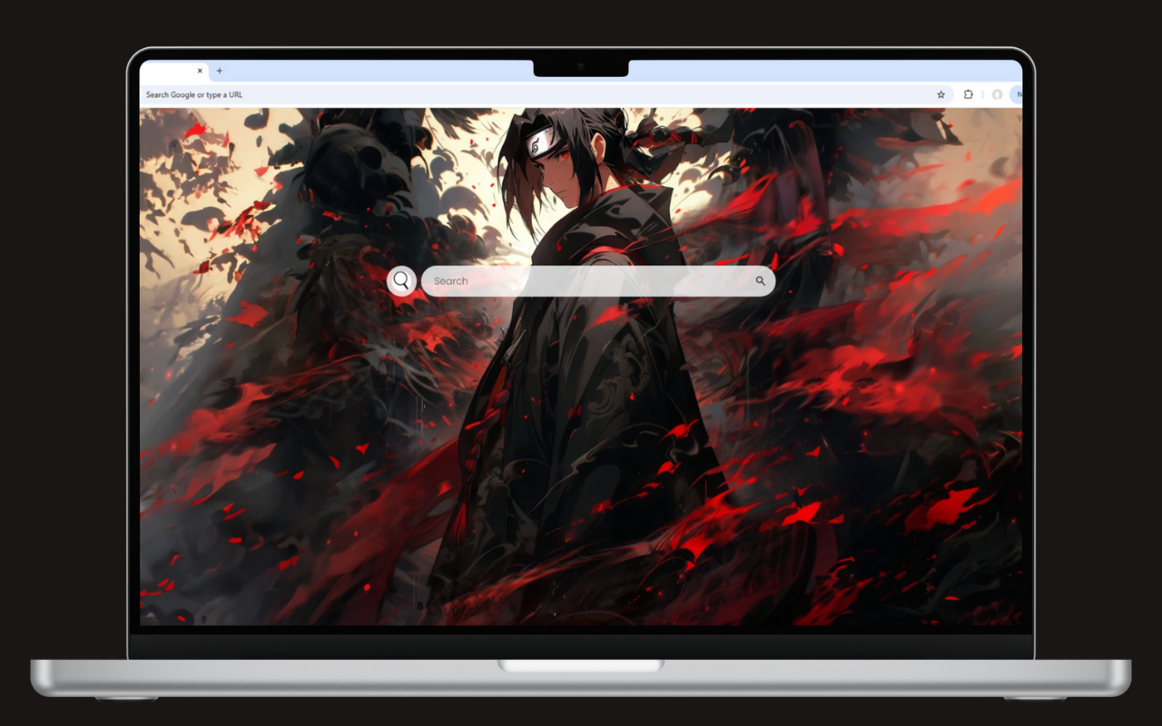 Itachi Uchiha - Black Cloak Live Wallpaper - 截图 3