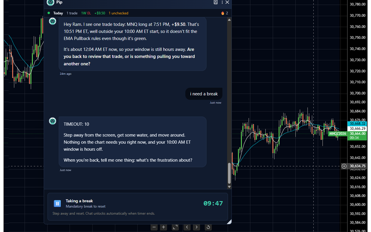 Pip: AI Trading Coach - 截图 2