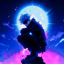 Satoru Gojo Moon Live Wallpaper New Tab