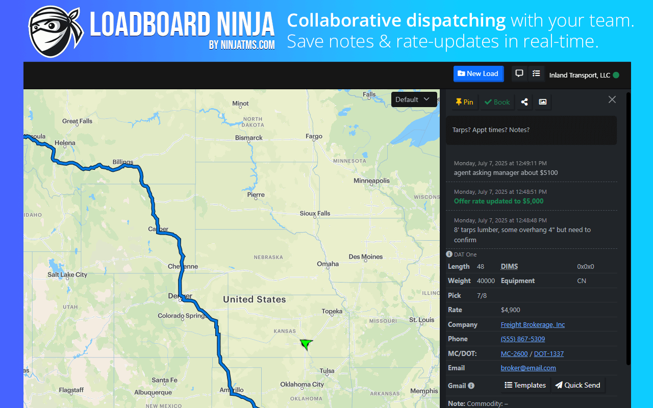 Loadboard Ninja by NinjaTMS : Supercharge your loadboard - 截图 2