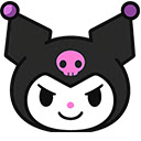 Kuromi Cursor - Sanrio Character Cursor for Chrome