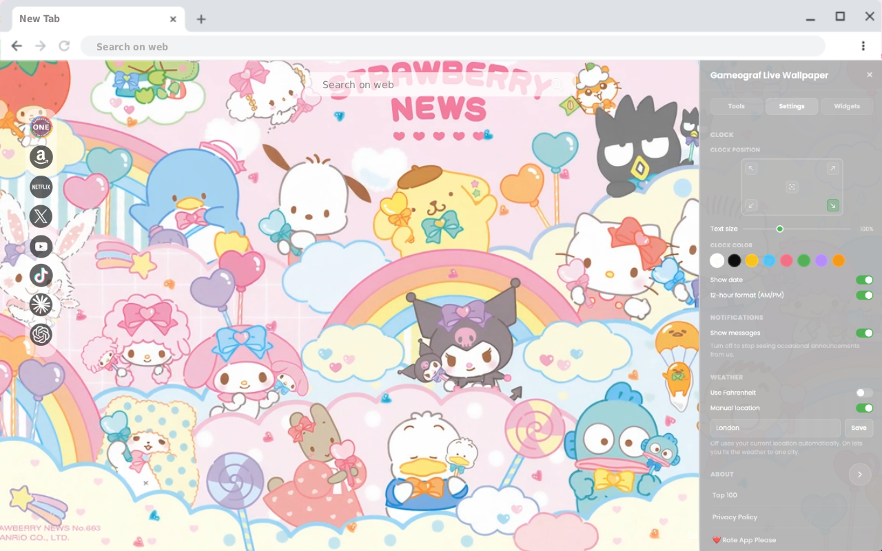 Sanrio Strawberry News April - 截图 2