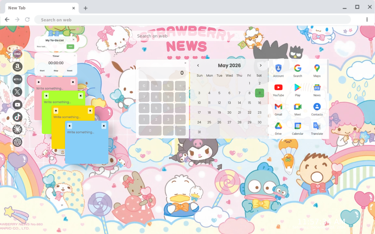 Sanrio Strawberry News April - 截图 3
