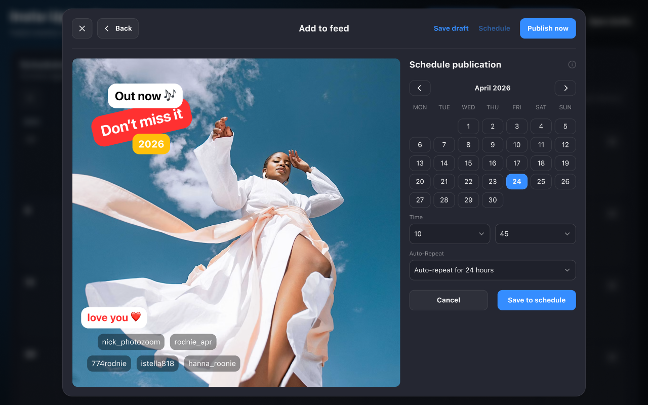 EasyLoad:Instagram上传与定时发布 - 截图 4