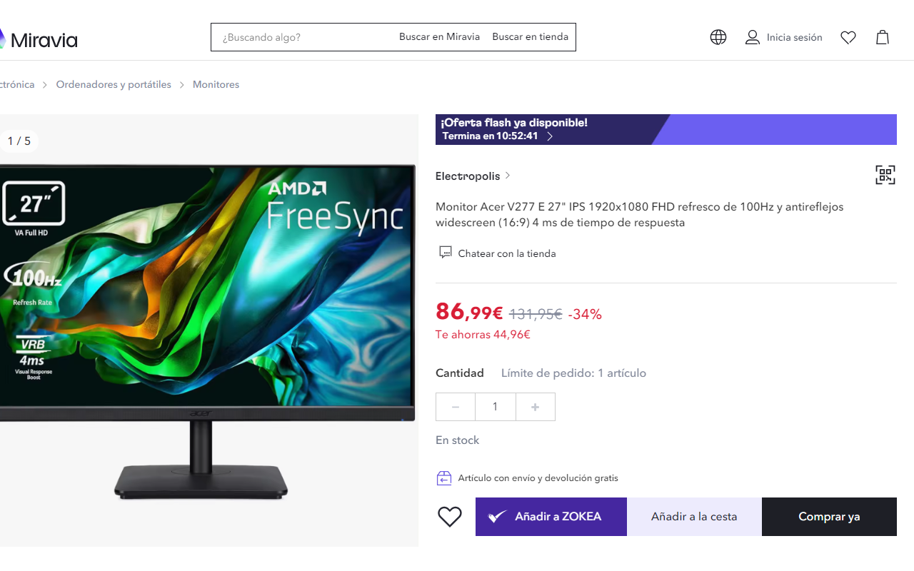 ZOKEA, nunca pierdas la oferta perfecta - 截图 2