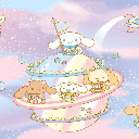 Cute Cinnamoroll Pastel Space Live Wallpaper