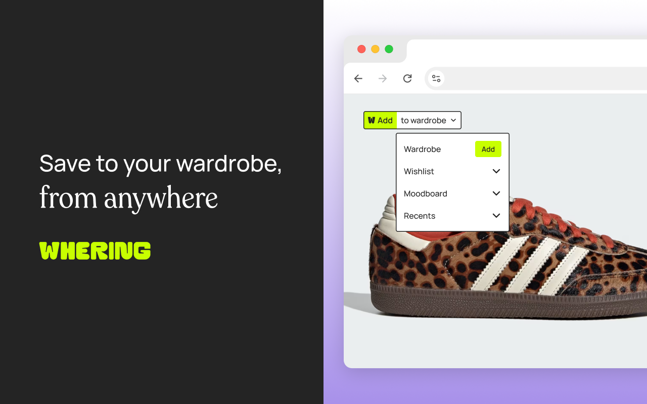 Whering: Save to Wardrobe, Wishlist & Moodboard - 截图 1
