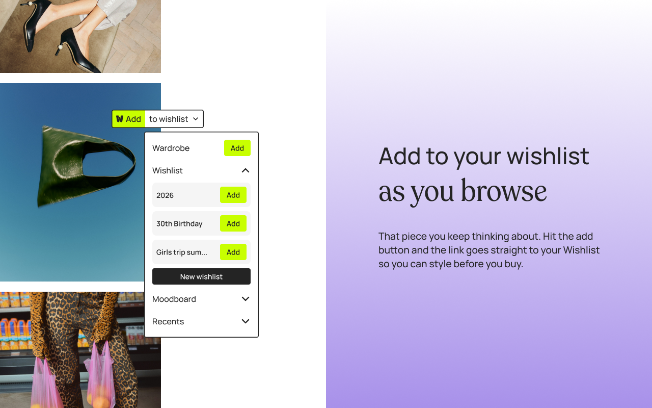 Whering: Save to Wardrobe, Wishlist & Moodboard - 截图 2